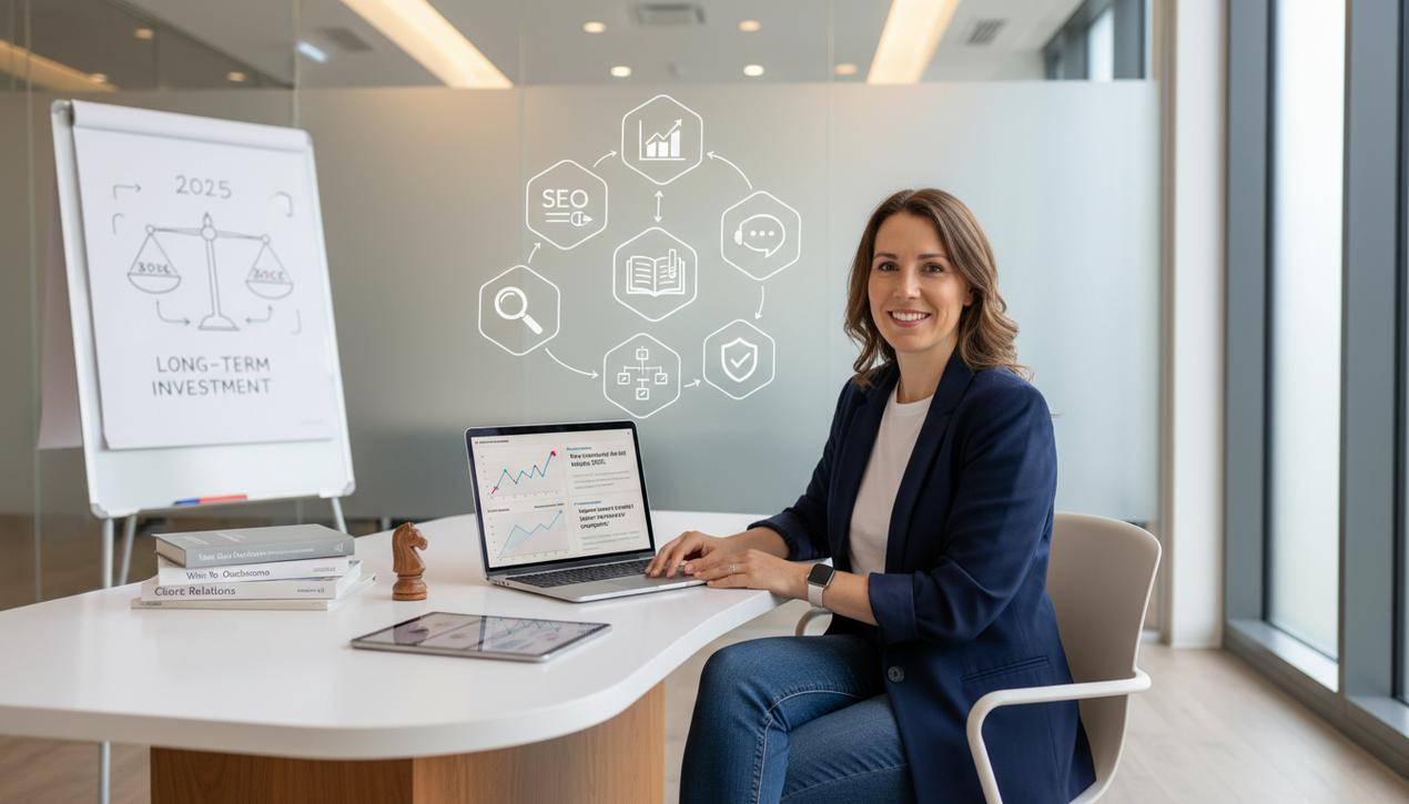 Freelance concentré dans un bureau moderne en 2025, montrant des stratégies claires pour répondre sur les prix trop chers